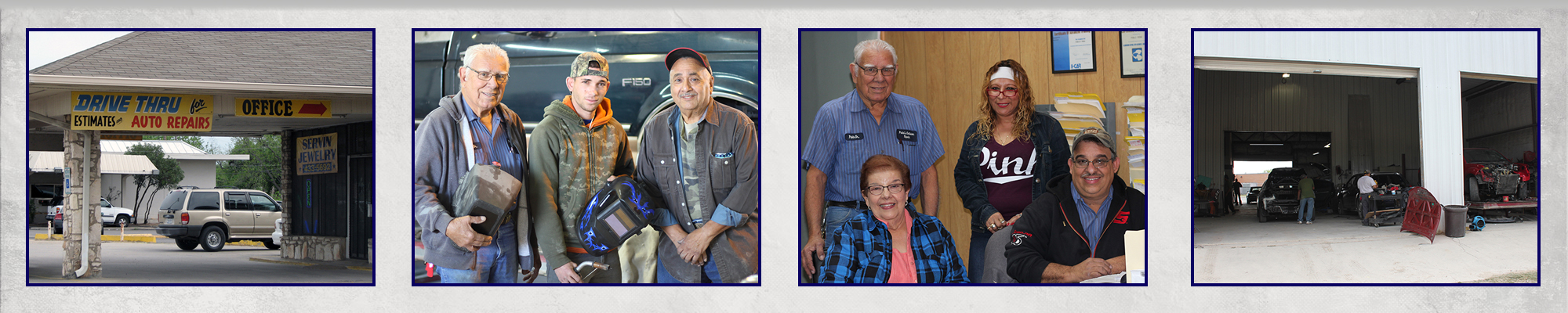 Pablo's Collision Repair and Automotive Inc office, technicians, staff, and repair bays